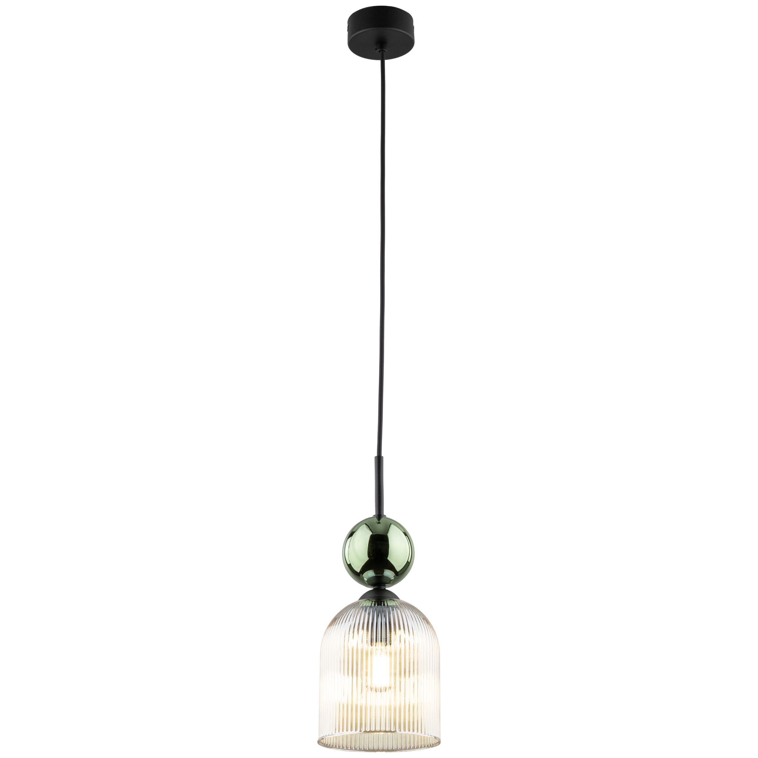 Tk Lighting Sospensione 11146 SOPHIA GREEN COGNAC O