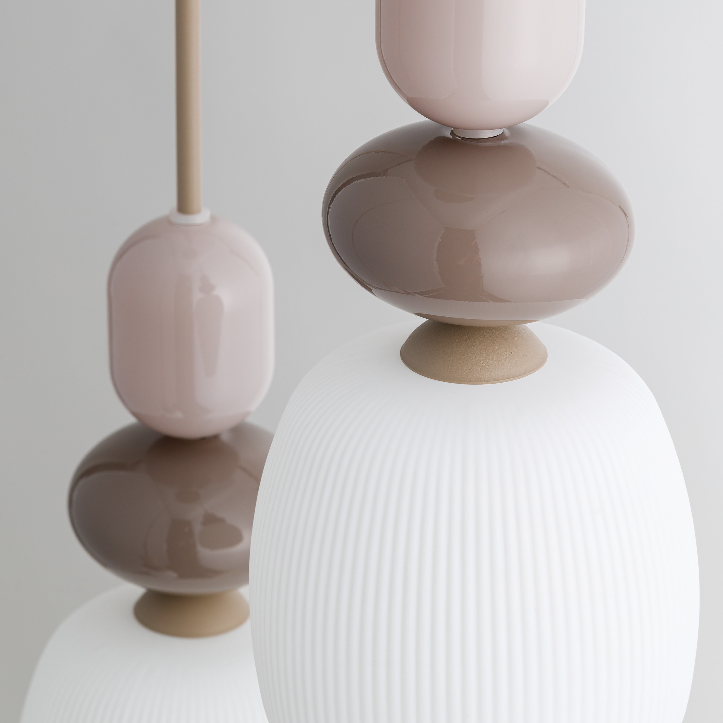 Tk Lighting Sospensione 11872 ZEN SABIA BOTTI WHITE B2