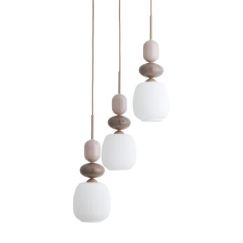 Tk Lighting Sospensione 11872 ZEN SABIA BOTTI WHITE D W